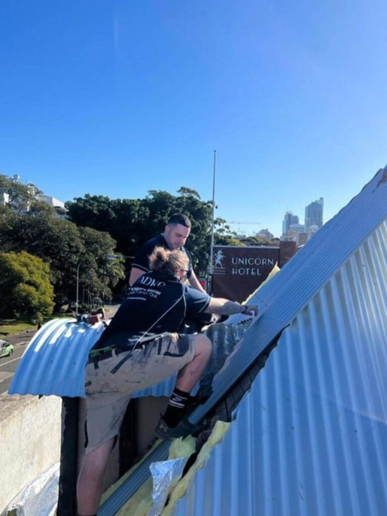 metal roof repairs Sydney