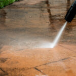 pressure cleaning patio